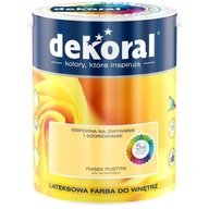Dekoral MOC KOLORU Farba lateksowa do wnętrz piasek pustyni 5l