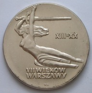 Polska 10 złotych 1965 - Nike - VII wieków Warszawy