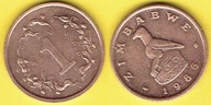 ZIMBABWE 1 CENT 1986 r.