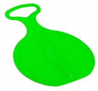 JABŁUSZKO PLASTKIOWE DO ZJEŻDŻANIA NA ŚNIEGU ŚLIZGACZ ZIELONY