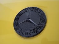 EMBLEMAT MERCEDES GWIAZDA PRZÓD MASKA/ZDERZAK CZARNY POŁYSK