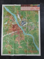 Warszawa Plan Miasta niemiecki 1939-1945 - Wydanie z 1948 DUŻA MAPA 75x99