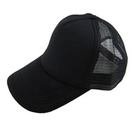 CZAPKA Z DASZKIEM z Siatką dziecięca Czarna HIT