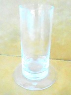 Wazon szklany na dużej podstawie zintegrowanej