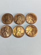 zestaw 1 cent 1950-55 S USA