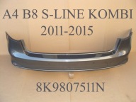 Zderzak tylny tył Audi A4 B8 kombi S-LINE 2011-2015 4xPDC 8K9807511N 8K 8K9