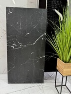Płytka wielkoformatowa 120x280 czarny marmur mat Nero Marquina gres 6mm
