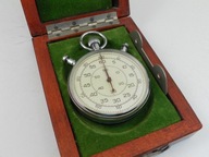 Analogowy radziecki stoper SŁAWA SLAVA + drewniane etui pudełko ZSRR- CCCP