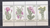 MONAKO ** Rytował SŁANIA, kwitnące kaktusy I Mi 2122-25