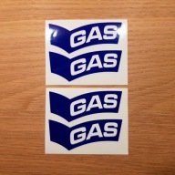 4x Naklejka Logo GAS JEANS Repsol Team Rozmiar M, 80mm Ścigacz CBR VTR VFR