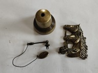 Dla kolekcjonerów - Stary mosiężny dzwoneczek