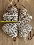 SERCE WIKLINOWE BIAŁE ZAWIESZKA SERDUSZKO