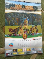 KALENDARZ ŚCIENNY KORONA KIELCE PIŁKA NOŻNA ROK 2007 ROK 42 X 59 cm