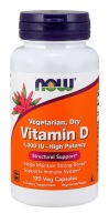 Suplement diety Now Foods Vitamin D 1000 IU kapsułki 120 szt.