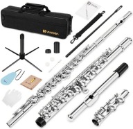 DB59 Vangoa Flet flet C z zamkniętym otworem 16 klawiszy srebrny niklowany