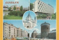 LUBLIN - OSIEDLE LSM - HOTEL UNIA - 3 MAJA - KOŚCIÓŁ ŚW. DUCHA - ZAMEK