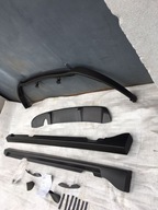 BODY KIT CLIO IV 4 DOKŁADKA PROGI DYFUZOR SPOJLER CARBON LOOK ORYGINAŁ