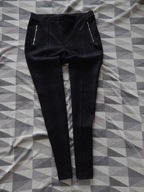 C&A dzianinowe spodnie treginsy rurki wzór roz.42