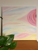 Obraz olejny na płótnie "Moc delikatności"