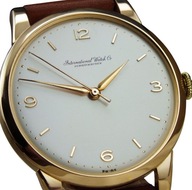 IWC Schaffhausen ZŁOTY zegarek 18K 750 DUŻA LINIA Jumbo FLAGOWY ideał 1958r