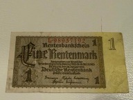 1 marka Niemcy 1937 P#173b VF seria L