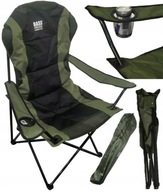 KRZESŁO TURYSTYCZNE WĘDKARSKIE Z OPARCIEM SKŁADANE POKROWIEC 150KG STABILNE