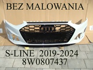 Zderzak przedni Audi A4 B9 8W przód 8W0807437 2019-2024 lift BEZ MALOWANIA