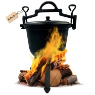 Kociołek Żeliwny Garnek 8L na Ognisko Grill Węgierski