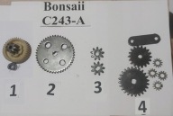 Niszczarka Bonsaii C243-A zebatki