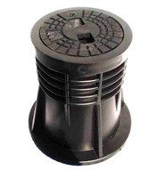 Studzienka rewizyjna , skrzynka zaworu z pokrywą żeliwną H27