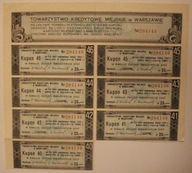 TOWARZYSTWO KREDYTOWE MIEJSKIE w WARSZAWIE 1933 r