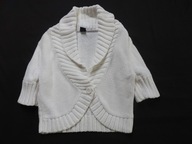 A438_ BIAŁE KRÓTKIE BOLERKO M/L