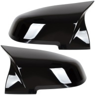 NAKŁADKI NA LUSTERKA OBUDOWY do BMW F20 F30 F31 F32 F36 M3 LOOK CZARNY POŁY