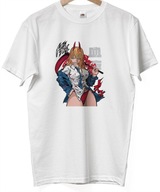 KOSZULKA POWER GATO CHAINSAW MAN ANIME MANGA PREZENT BAWEŁNA