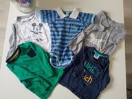 5 x koszulka dziecięca bawełna różne marki r 80/92