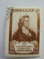 ZSRR - Schiller - niemiecki poeta - Mi. 1759 - kasowany