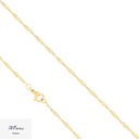 Lap3447 Łańcuszek złocony singapur 35cm