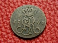 STANISŁAW AUGUST PONIATOWSKI - grosz 1787 E.B.