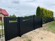 Brama furtka aluminiowa