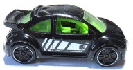 HW Volkswagen New Beetle Cup Black J48 - Zielone Wnętrze | Tajlandia | VW