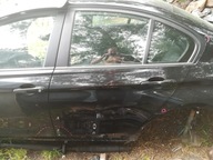 BMW 3 F30 LCI DRZWI LEWY TYŁ KPL SCHWARZ II 668 PROSTE LEKKO PRZYPALONE