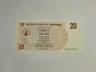Zimbabwe - 20 dolarów - 2006 - UNC