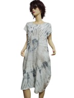 DIVERSE sukienka swobodna włoska z kieszeniami 40