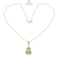 72894 CELEBRYTKA 18K POZŁACANA 45 CM gitara z cyrkoniami