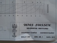 MODELARSTWO OKRĘTOWE PLAN KRĄŻOWNIK BRYTYJSKI HMS SUSSEX