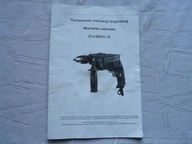 WIERTARKA UDAROWA Z1J-DH31-13 INSTRUKCJA OBSŁUGI