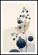 A2 PLAKAT OBRAZ PLAKAT ROŚLINY ROŚLINA KWIAT KWIATY LIŚCIE LIŚĆ BOHO
