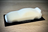 Toyota Supra figurka model - rzeźba warstwowa