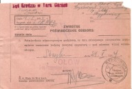 STRZYBNICA TOW.OŁÓW -HUTA SREBRA I OŁOWIU -formularz obieg 1934 rok