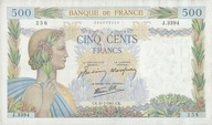 Francja - 500 Francs - 1941 - P95